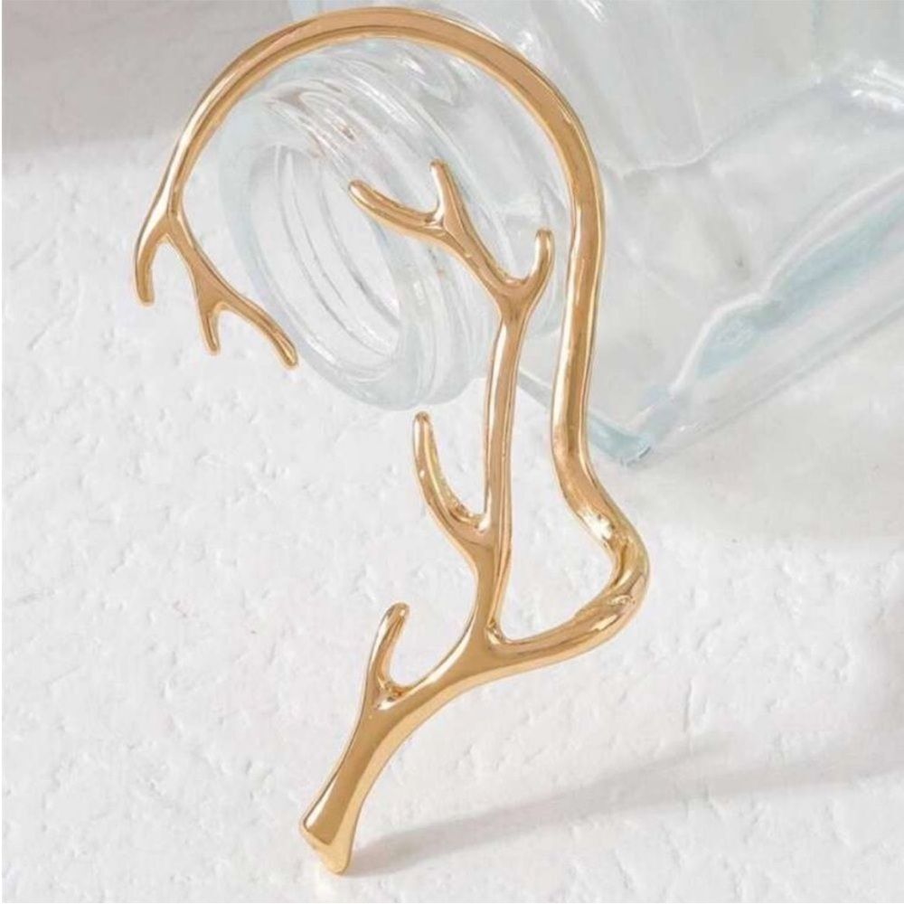 Free People Gold Branch Ear Cuff